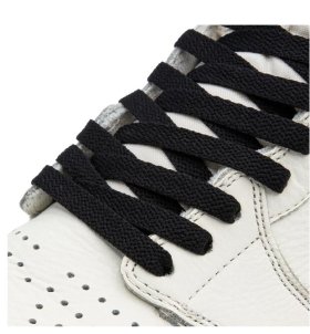 Black Jordan 1 Replacement Shoelaces