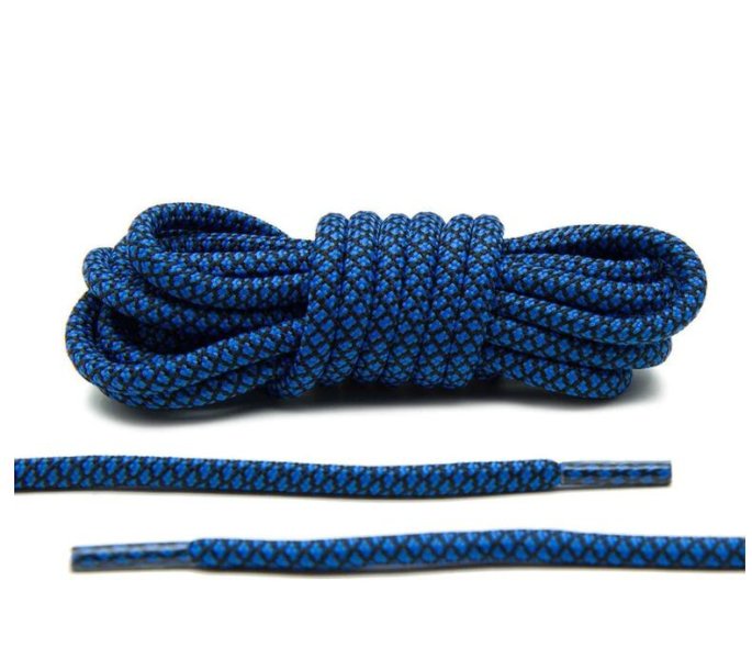 Columbia Blue/Black Rope Laces *FINAL SALE*