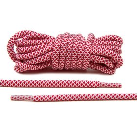 Red/White Rope Laces