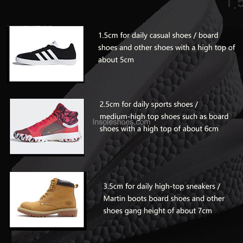Boost Cushioning Invisible Height Increase Insoles Boost Cushioning Invisible Height Increase Insoles