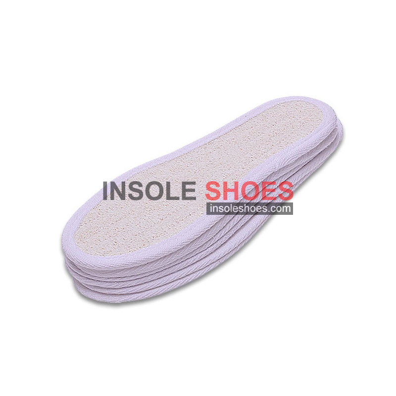 Comfortable Natural Loofah Shoes Pad Soft Insoles
